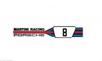 Orig.Porsche AufkleberPorsche Martini Racing Neu rar selten Limitiert 160x28mm