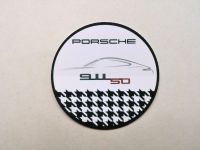 Porsche Aufkleber Porsche 911 - 50 Jahre Porsche 60mm Rund Neu selten