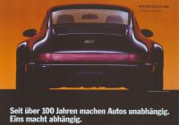 Porsche Poster 911 Coupe Typ 964 Jubi 30 Jahre Reprint 2013 Gre: 42 x 59,5 cm