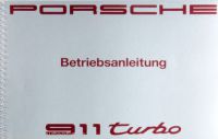 Porsche 911 Turbo Typ 964 Betriebsanleitung Bedienungsanleitung